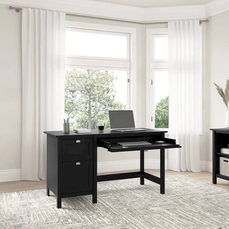 Broadview 54W Computer Desk with Drawers by Bush Furniture