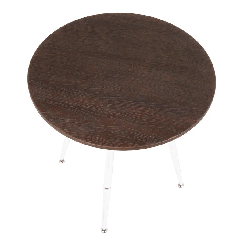 Carbon Loft Barton Industrial Round Dinette Table