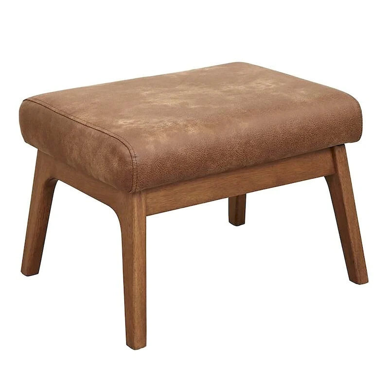 Simple Living Bianca Solid Wood Ottoman