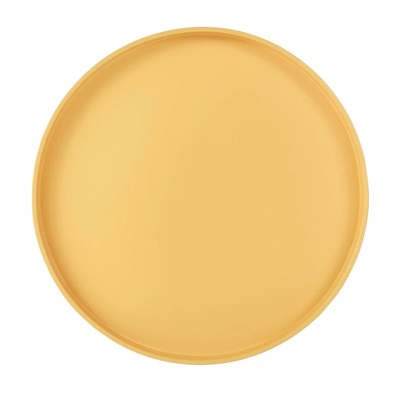 Marcella Paint-Dipped Round Tray-Top Side Table by iNSPIRE Q Modern