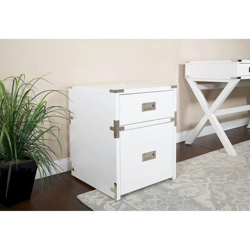 OSP Home Furnishings Wellington 2 Drawer File Cabinet
