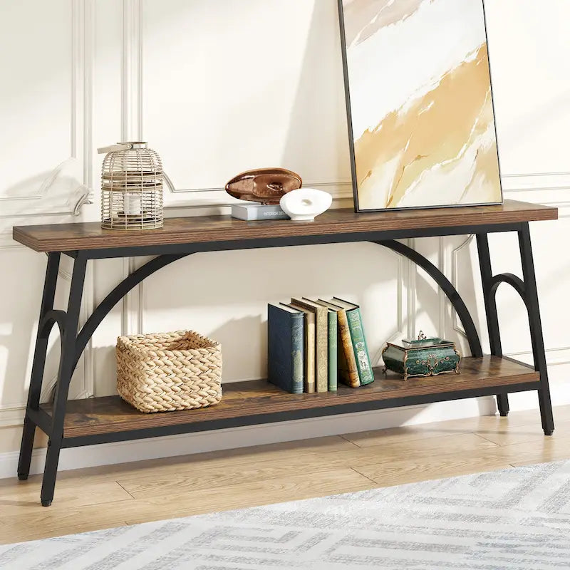Console Table Behind Sofa Couch,Narrow Long Sofa Table,Hallway Accent Tables for Entryway