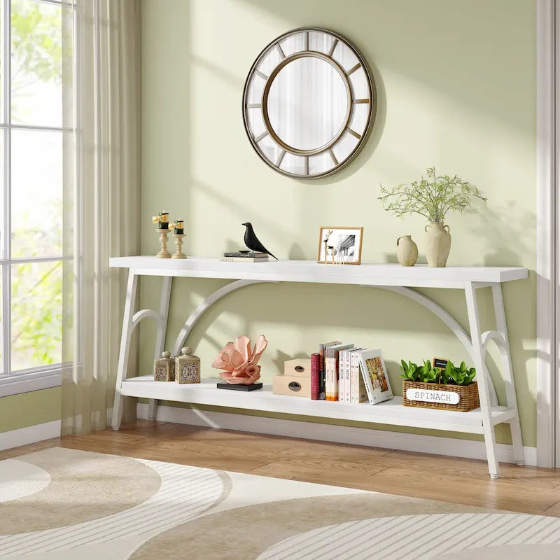 Console Table Behind Sofa Couch,Narrow Long Sofa Table,Hallway Accent Tables for Entryway