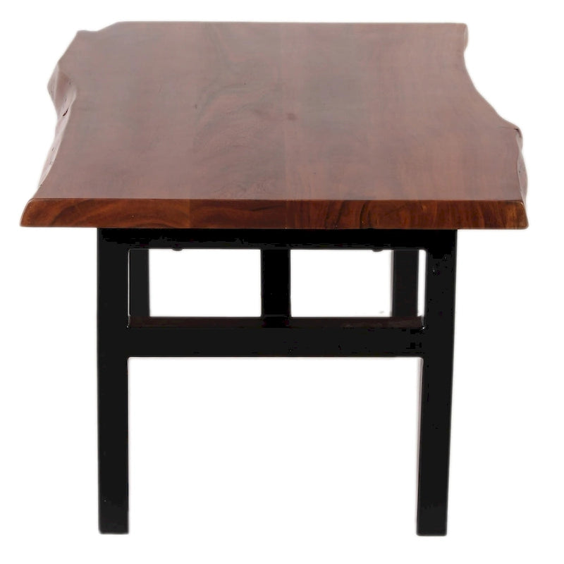 Acacia Live Edge Trestle Coffee Table