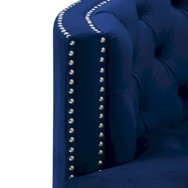 Living Room Velvet Sofa