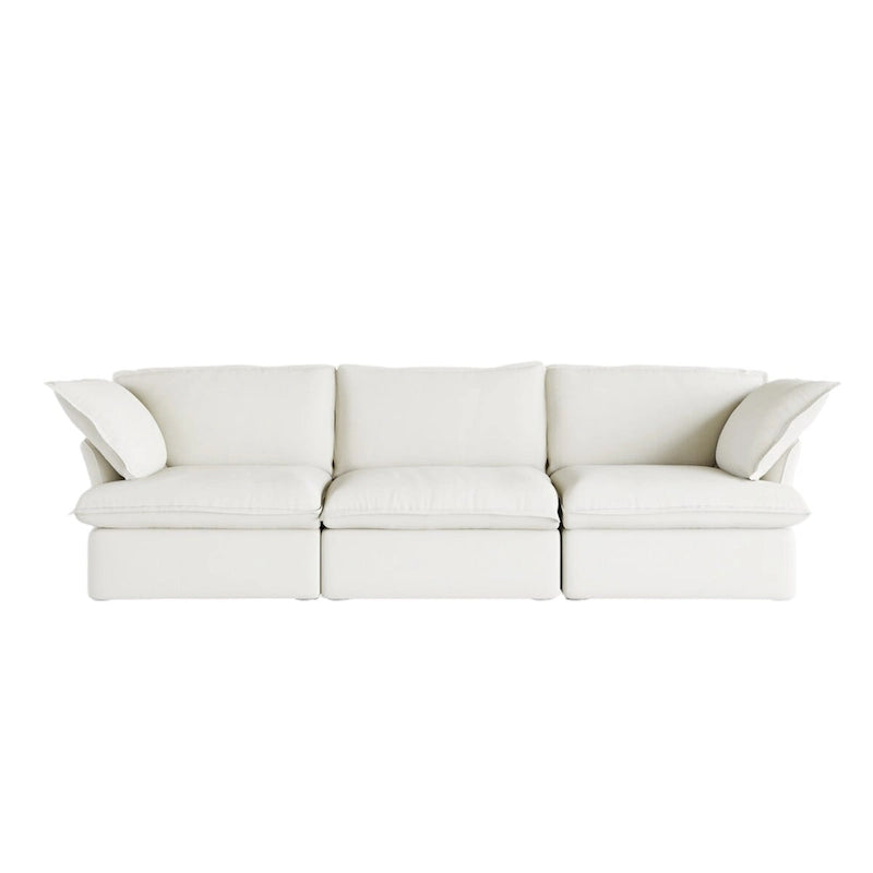 Modern Comfy Cloud Sofa Couch, Minimalist Down-Filled Sectional Sofas Couches, Cushion Covers Removable