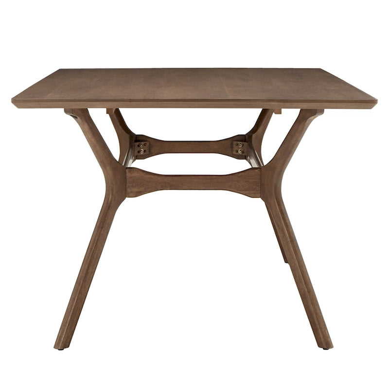 Nadine Mid-Century Dark Walnut Finish Rectangular Dining Table by iNSPIRE Q Modern