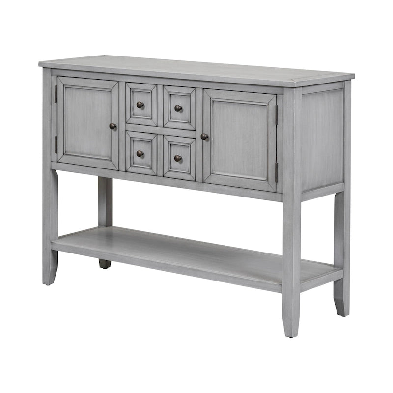 Buffet Sideboard Console Table with Bottom Shelf