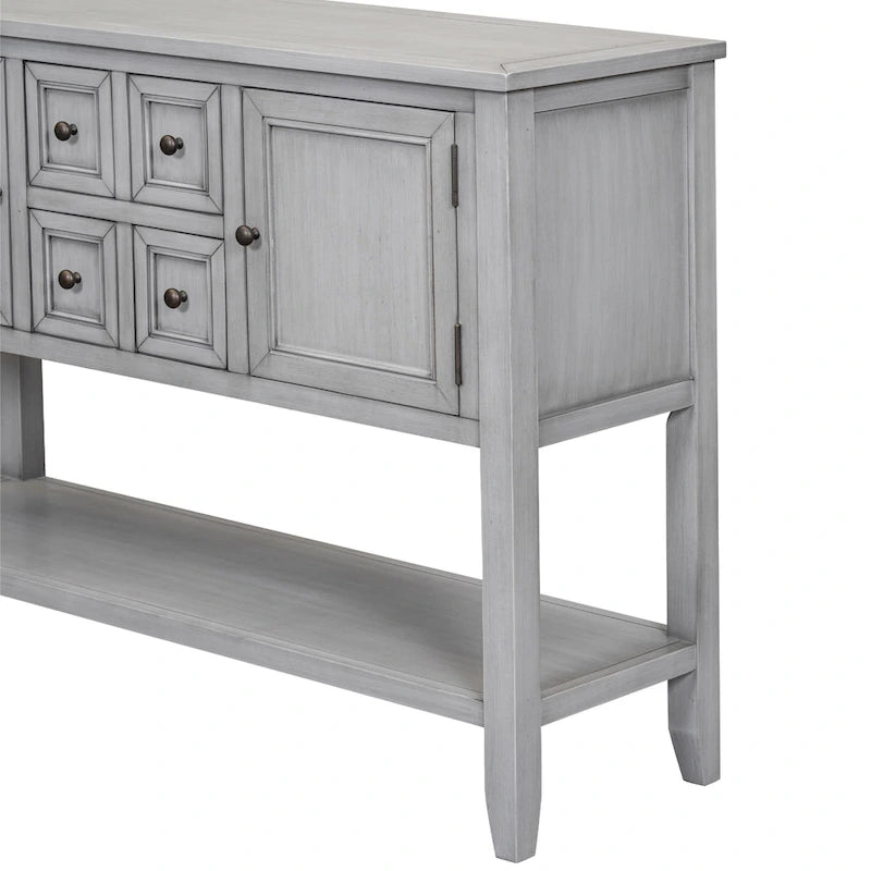 Buffet Sideboard Console Table with Bottom Shelf