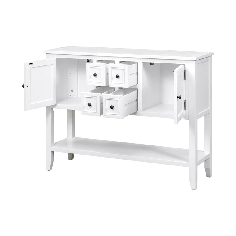 Buffet Sideboard Console Table with Bottom Shelf