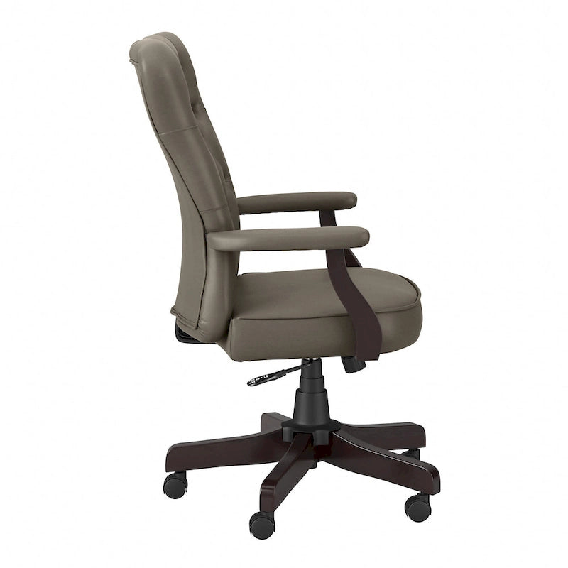 Salinas High Back Tufted Office Chair with Arms by Bush Furniture