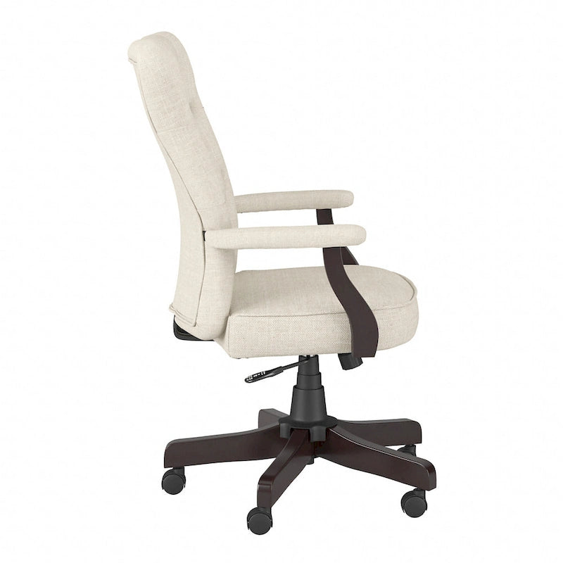Salinas High Back Tufted Office Chair with Arms by Bush Furniture