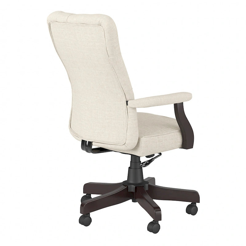 Salinas High Back Tufted Office Chair with Arms by Bush Furniture
